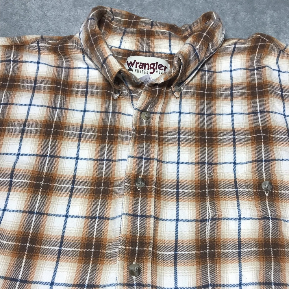 Men’s wrangler rugged wear flannel shirt size 3x
